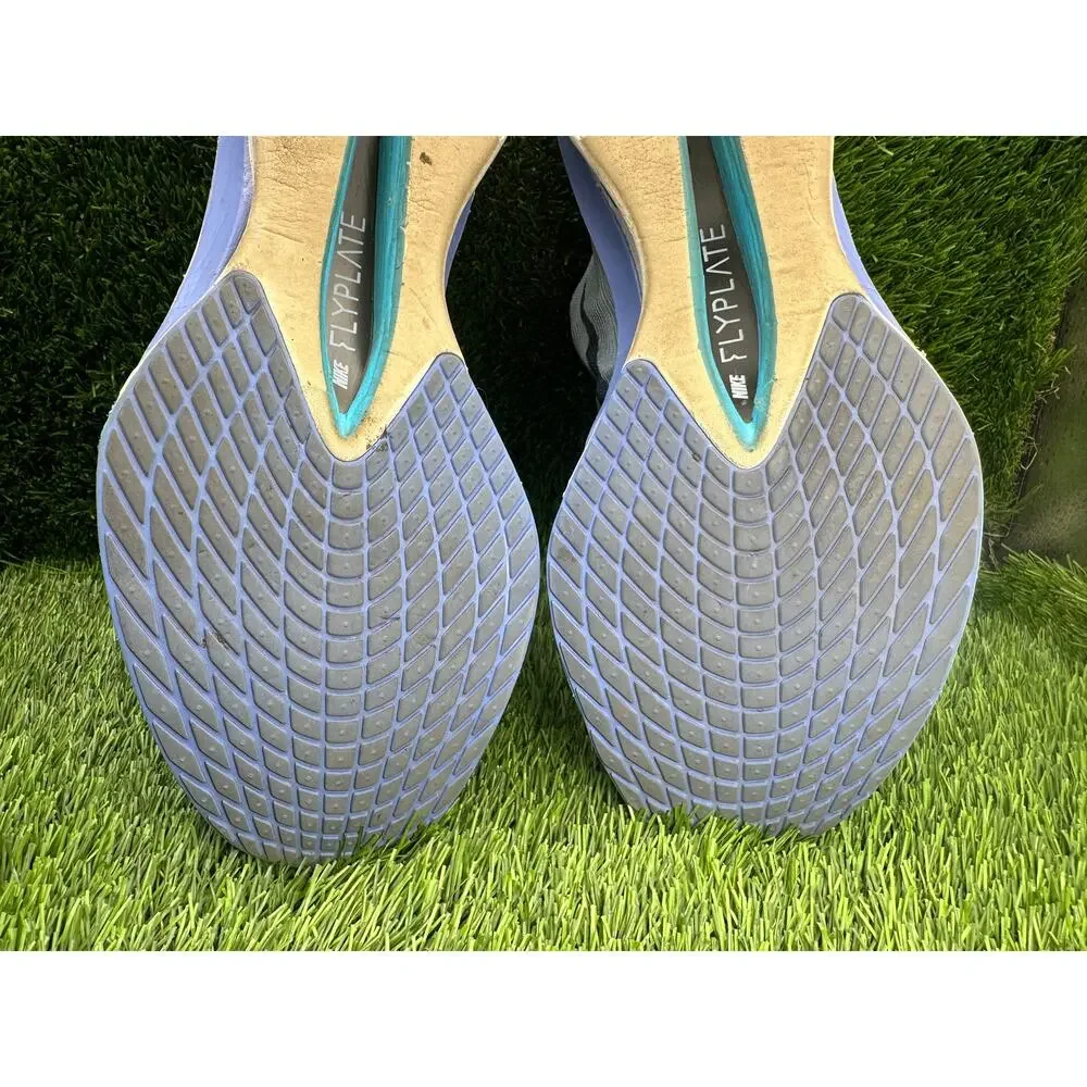 Nike Vaporfly 4 HF6412-114 Athletic Sneaker Womens 8.5 Blue Mesh Gym Road Racing